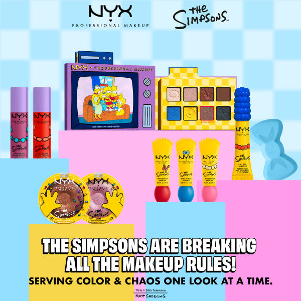 NYX Professional MakeUp Simpson Family Palette paleta cieni z mocnym pigmentem
