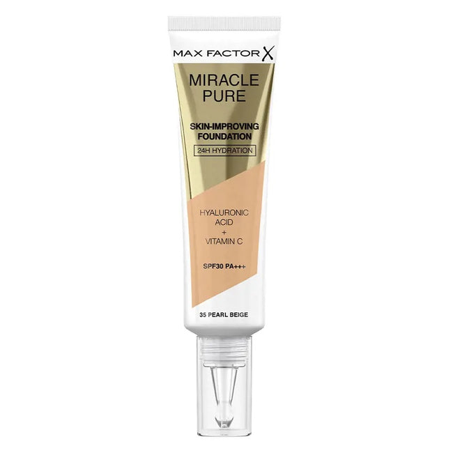 Max Factor Miracle Pure SPF30 PA+++ podkład poprawiający kondycję skóry