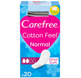 Carefree Cotton Feel wkładki higieniczne nieperfumowane Normal 20szt