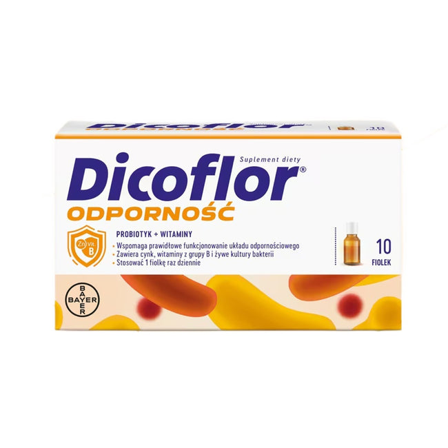 Dicoflor Odporność probiotyk suplement diety 10 fiolek
