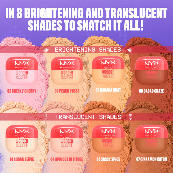 NYX Professional MakeUp Wonder Snatch sypki puder wygładzający