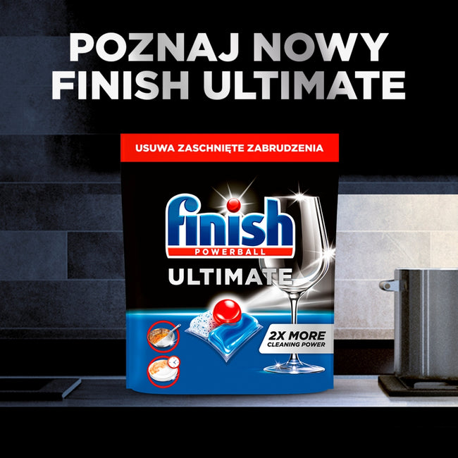 Finish Ultimate Fresh kapsułki do mycia naczyń w zmywarce 15szt