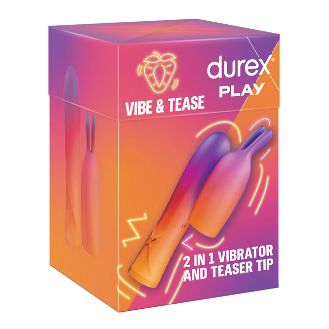 Durex Play Vibe & Tease 2in1 wibrator ze stymulującą końcówką