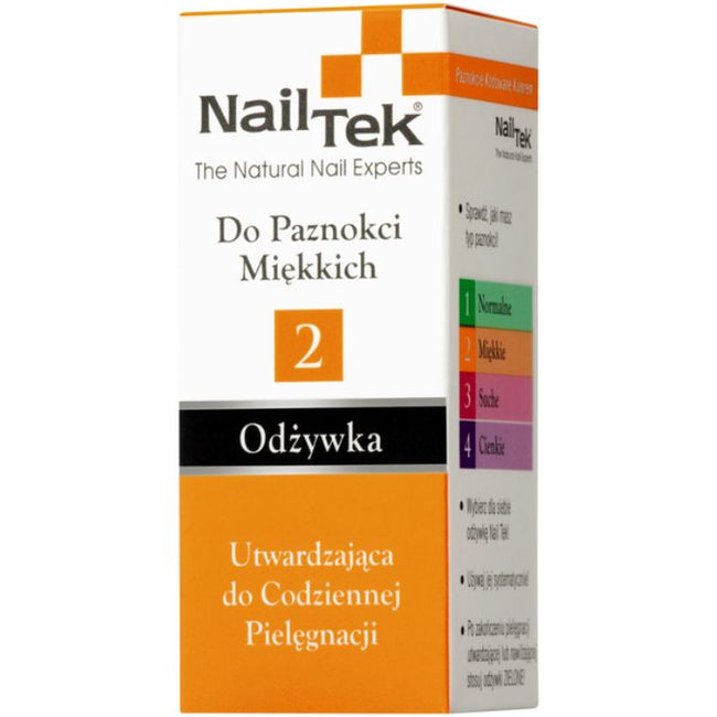 NailTek Odżywka do paznokci miękkich utwardzająca do codziennej pielęgnacji 2 15ml