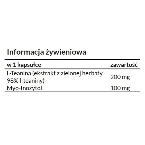 Apollo's Hegemony L-Theanine Plus suplement diety 120 kapsułek