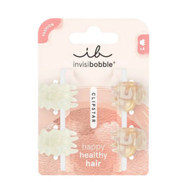 Invisibobble Clipstar Fashion zestaw mini klamer do włosów Petit Rainbow XS 4szt.