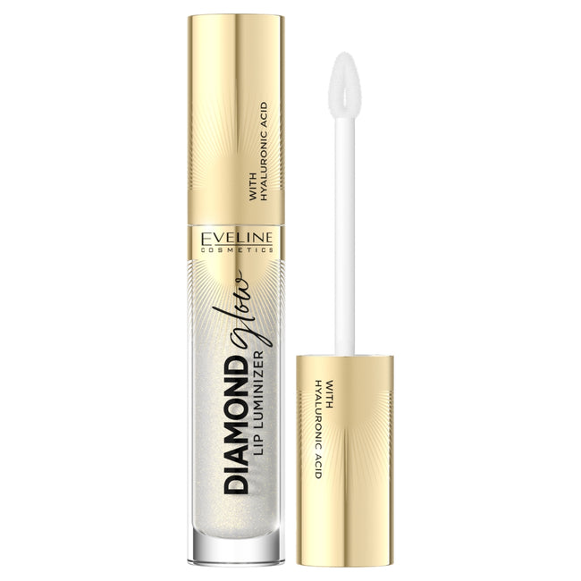 Eveline Cosmetics Diamond Glow Lip Luminizer błyszczyk do ust z kwasem hialuronowym