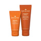 Origins Ginzing Protect And Glow zestaw wygładzający peeling do twarzy 30ml + energetyzujący krem nawilżający z filtrem SPF40 50ml