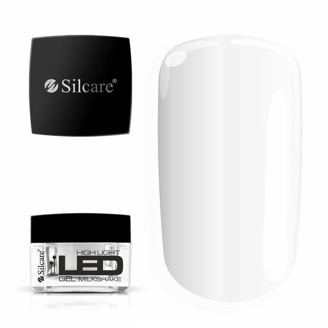 Silcare High Light LED Clear Milkshake jednofazowy żel do paznokci