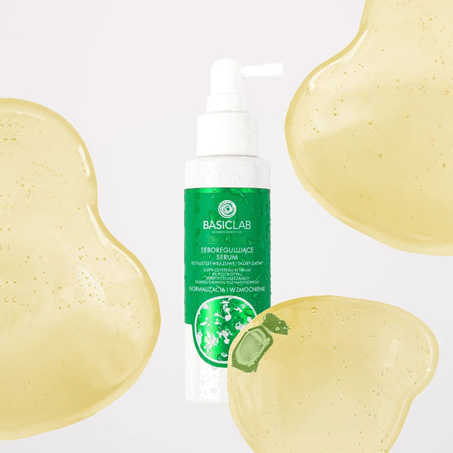 BasicLab Trichologis seboregulujące serum do tłustej i wrażliwej skóry głowy 100ml
