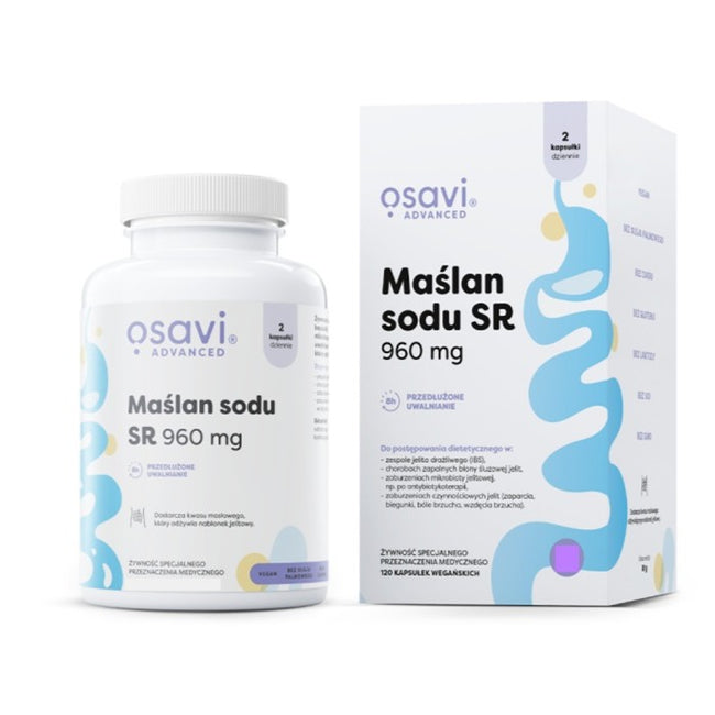 Osavi Maślan Sodu SR 960mg suplement diety 120 kapsułek