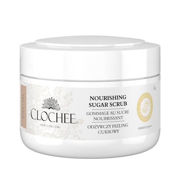 Clochee Simply Organic odżywczy peeling cukrowy Mango 250ml