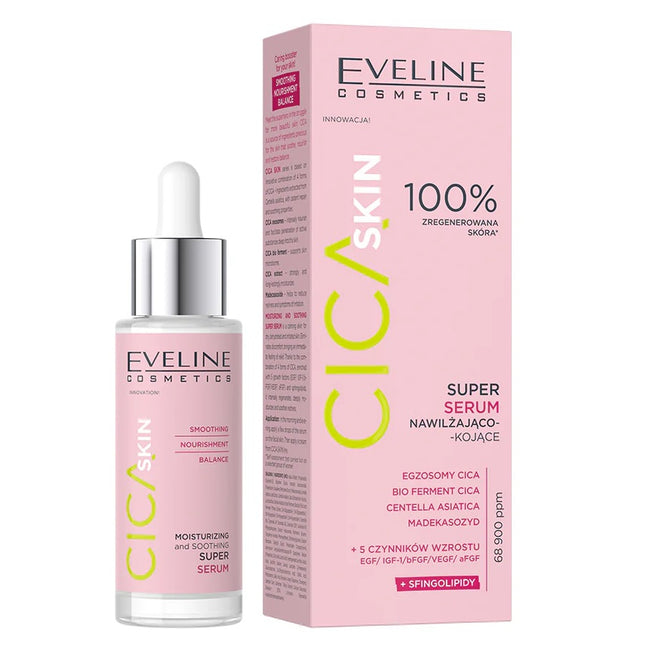 Eveline Cosmetics Cica Skin super serum nawilżająco-kojące 30ml