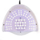 GNB-LAB Lampa do paznokci UV/LED 258W do lakierów hybrydowych żeli i akrylożeli X19 MAX Biała