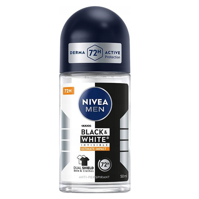Nivea Men Black & White Invisible Ultimate Impact antyperspirant w kulce 50ml