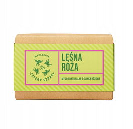 Mydlarnia Cztery Szpaki Naturalne mydło w kostce Leśna Róża 110g
