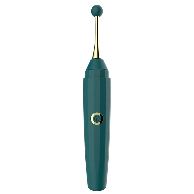 B-Series Magic Massager With 3 Heads stymulator z trzema zamiennymi końcówkami Green