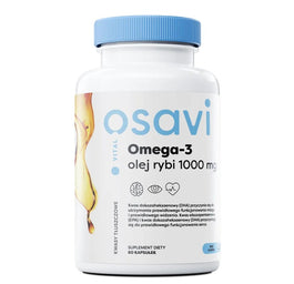 Osavi Omega-3 Olej Rybi 1000mg suplement diety 60 kapsułek
