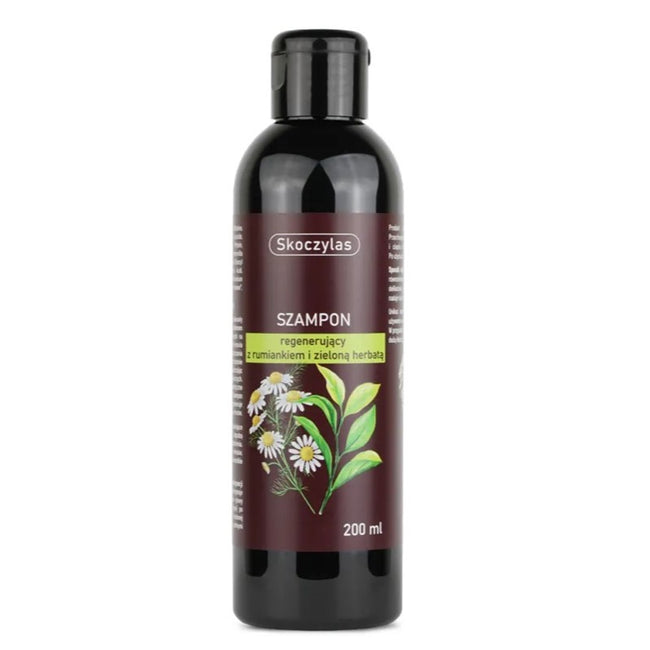 Skoczylas Szampon regenerujący z rumiankiem i zieloną herbatą 200ml