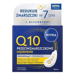 Nivea Q10 Przeciwzmarszczkowe ujędrnienie regenerujący krem na noc 50ml