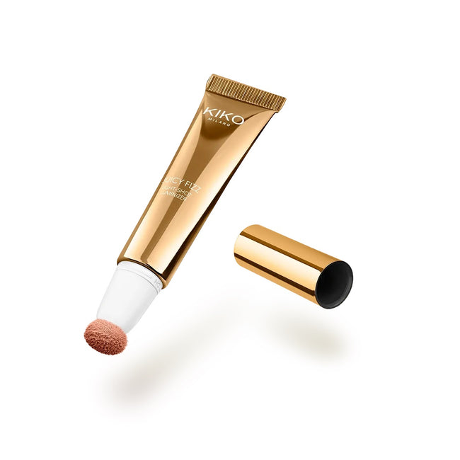 KIKO Milano Juicy Fizz Light-Shot Luminizer rozświetlacz do twarzy w płynie z aplikatorem gąbkowym