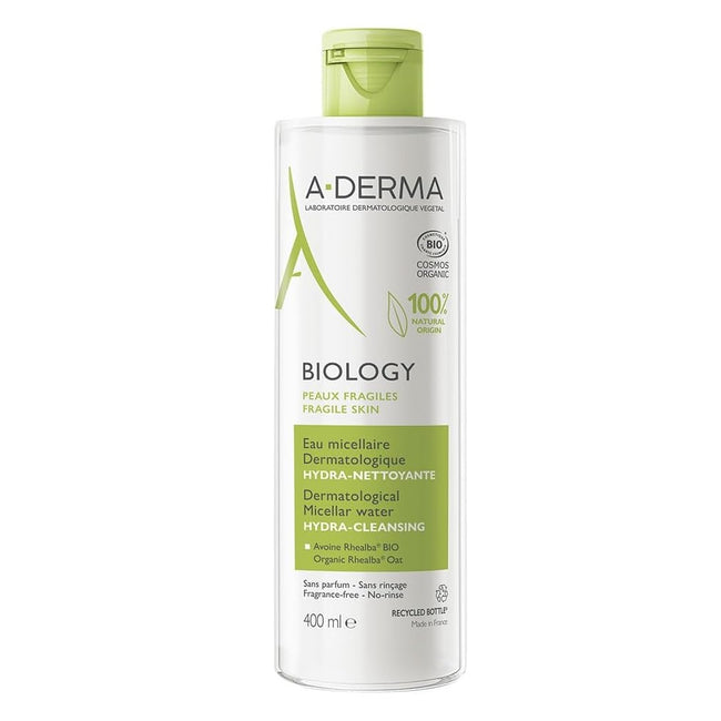 A-Derma Biology oczyszczająca woda micelarna 400ml