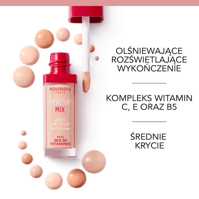 Bourjois Healthy Mix Anti-Fatigue Concealer korektor w płynie