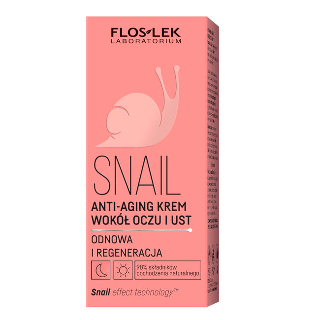 Floslek Snail anti-aging krem wokół oczu i ust 30ml