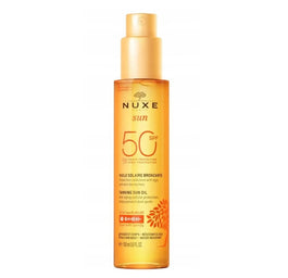 Nuxe Sun brązujący olejek do opalania twarzy i ciała SPF50 150ml