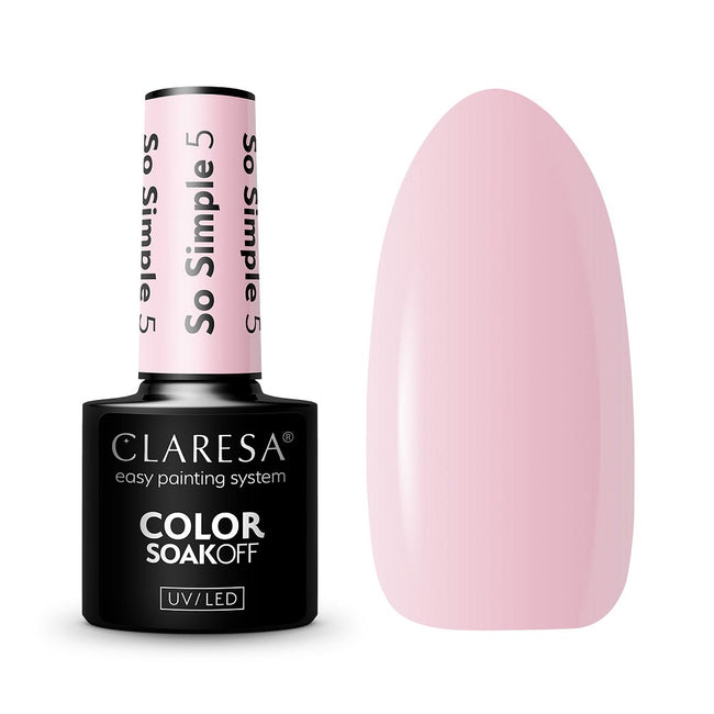 Claresa Color Soak Off UV/LED So Simple lakier hybrydowy