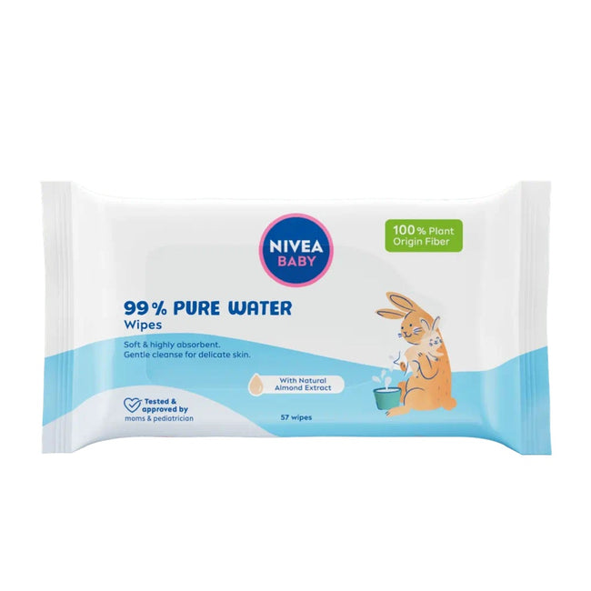 Nivea Baby chusteczki biodegradowalne 99% Pure Water 57szt