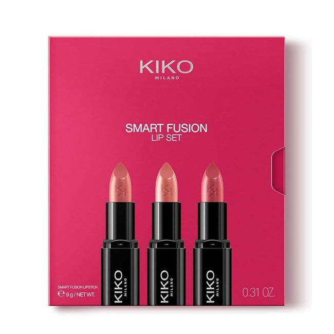 KIKO Milano Smart Fusion Lip Set zestaw błyszczących pomadek do ust 3x3g