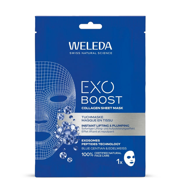 Weleda Exo Boost kolagenowa maska w płachcie 20ml