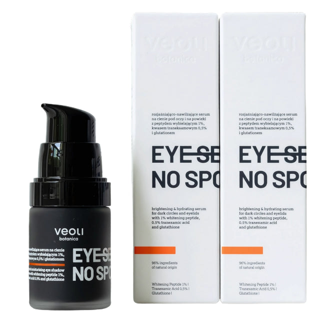 Veoli Botanica Eye See No Spots rozjaśniająco-nawilżające serum na cienie pod oczy i na powieki 15ml