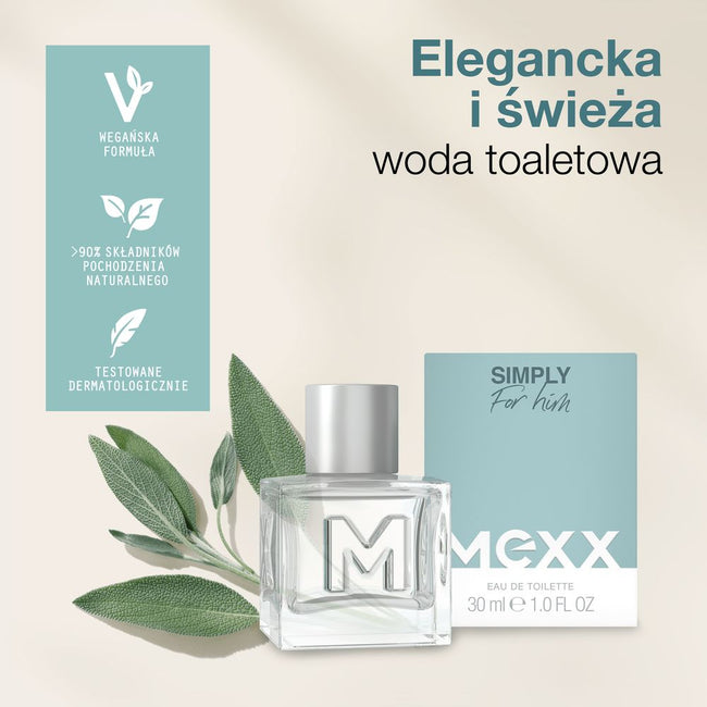 Mexx Simply For Him woda toaletowa spray