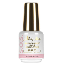 Molly Nails S.O.S. Antidotum Pro Salon baza kauczukowa do manicure pedicure i ozdób Powder Pink 15g