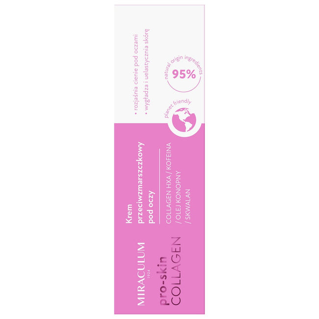 Miraculum Pro-Skin Collagen przeciwzmarszczkowy krem pod oczy 15ml