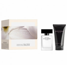 Narciso Rodriguez Pure Musc For Her zestaw woda perfumowana spray 30ml + balsam do ciała 50ml