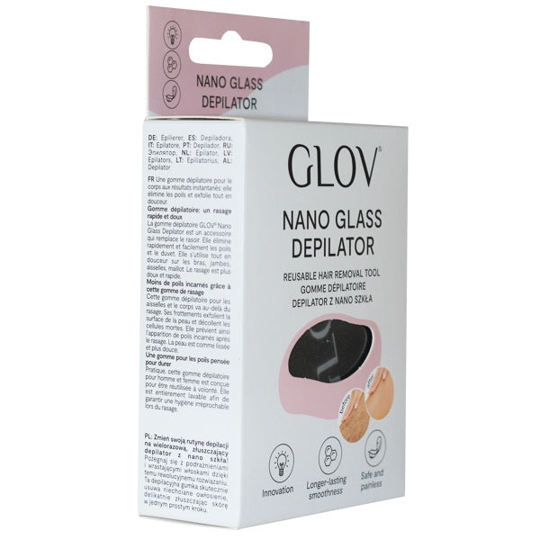 Glov Depilator z nano szkła Black