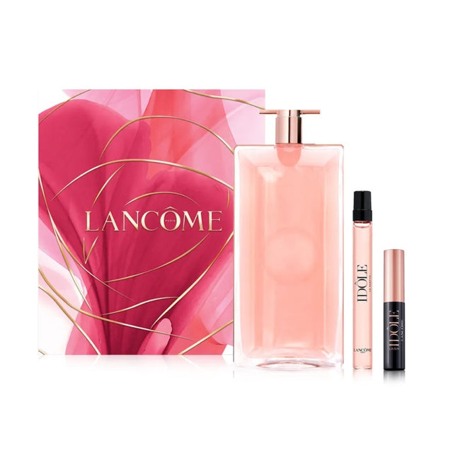 Lancome Idole zestaw woda perfumowana spray 50ml + woda perfumowana spray 10ml + mini tusz do rzęs 2ml