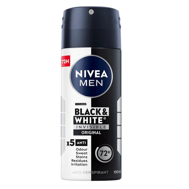 Nivea Men Black&White Invisible Original antyperspirant spray 100ml