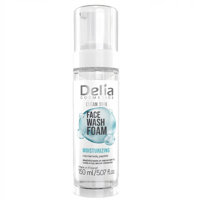 Delia Clean Skin nawilżająca pianka do mycia twarzy 150ml