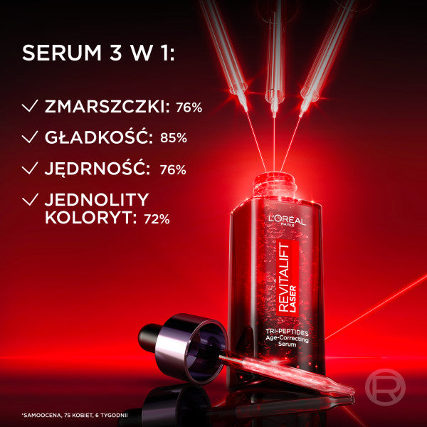 L'Oreal Paris Revitalift Laser Trzy Peptydy serum przeciw oznakom starzenia 30ml