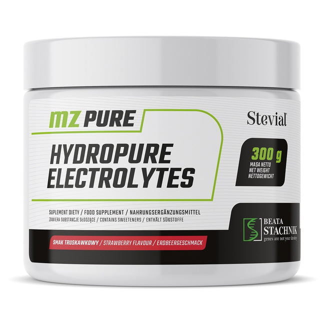 MZ PURE HydroPure Electrolytes suplement diety w proszku smak truskawkowy 300g