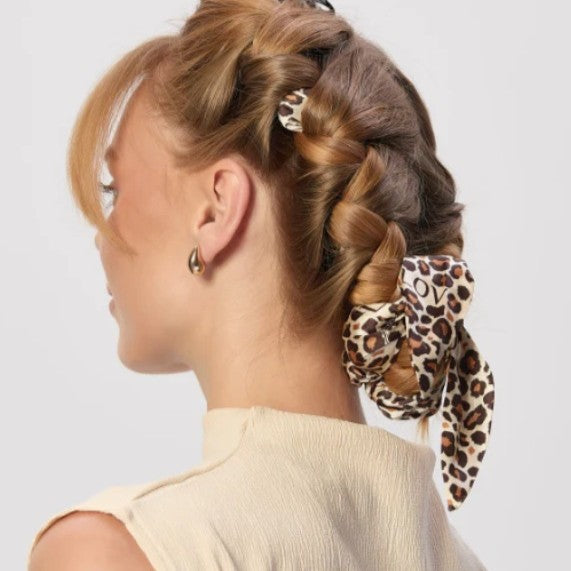 Glov Coolcurl Satin wałek do kręcenia włosów na zimno Cheetah