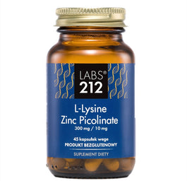 LABS212 L-Lysine Zinc Picolinate suplement diety 45 kapsułek