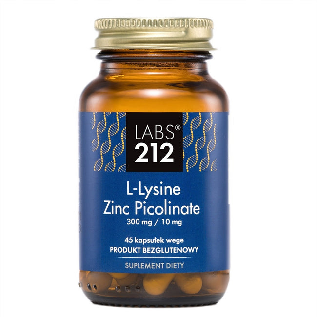 LABS212 L-Lysine Zinc Picolinate suplement diety 45 kapsułek