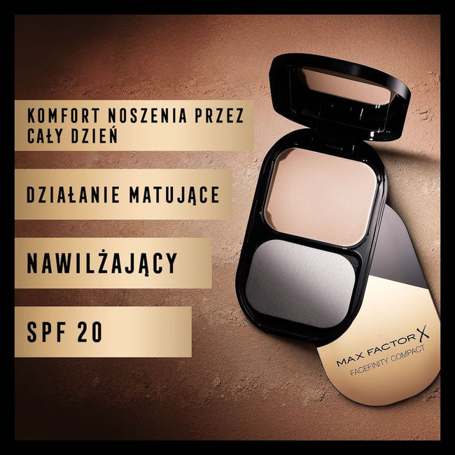 Max Factor Facefinity Compact Foundation kryjący podkład w kompakcie  SPF