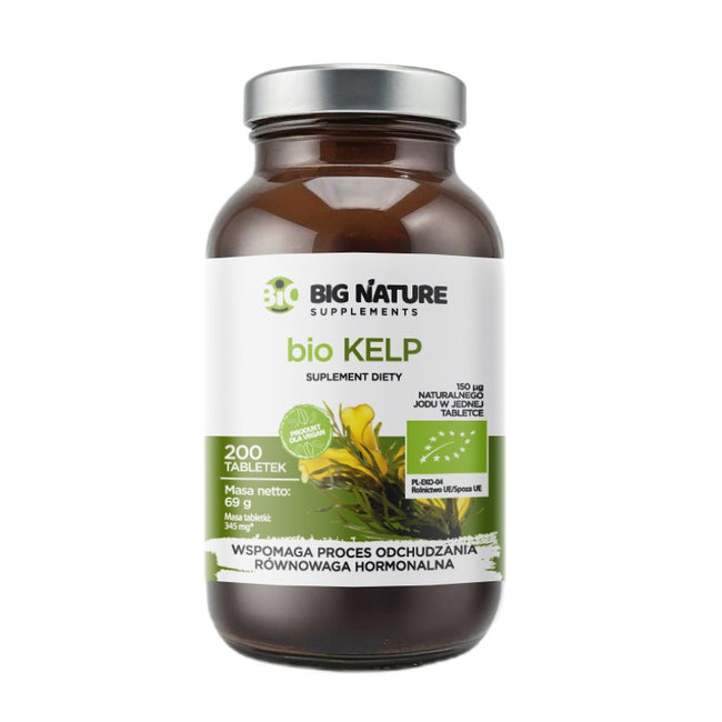Big Nature Bio Kelp suplement diety 200 tabletek