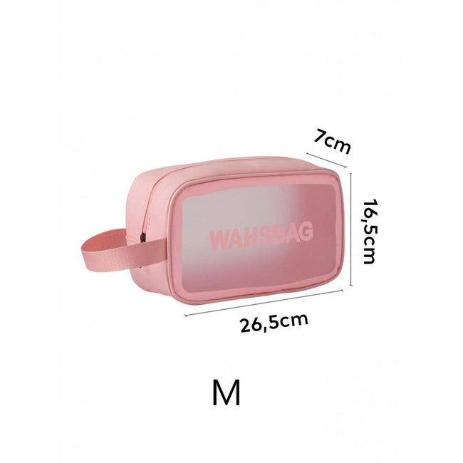 Ecarla Washbag zestaw 3 kosmetyczek Pudrowy Róż KS83